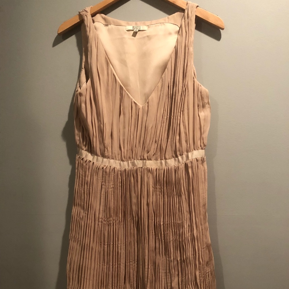 Champagne chiffon dress
